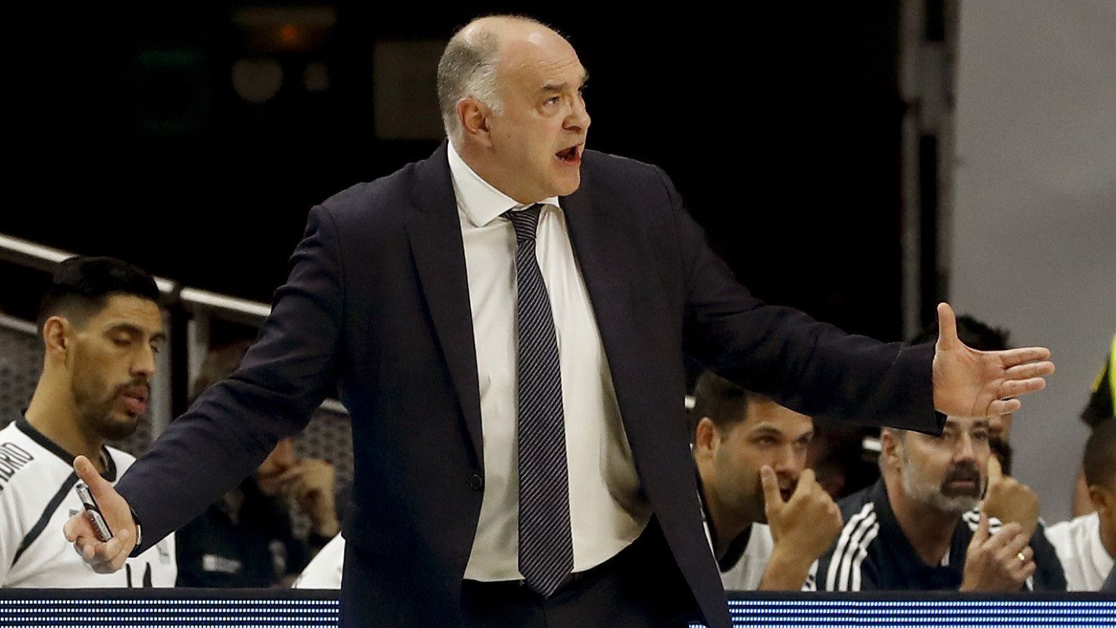 El técnico del Real Madrid de baloncesto, Pablo Laso.