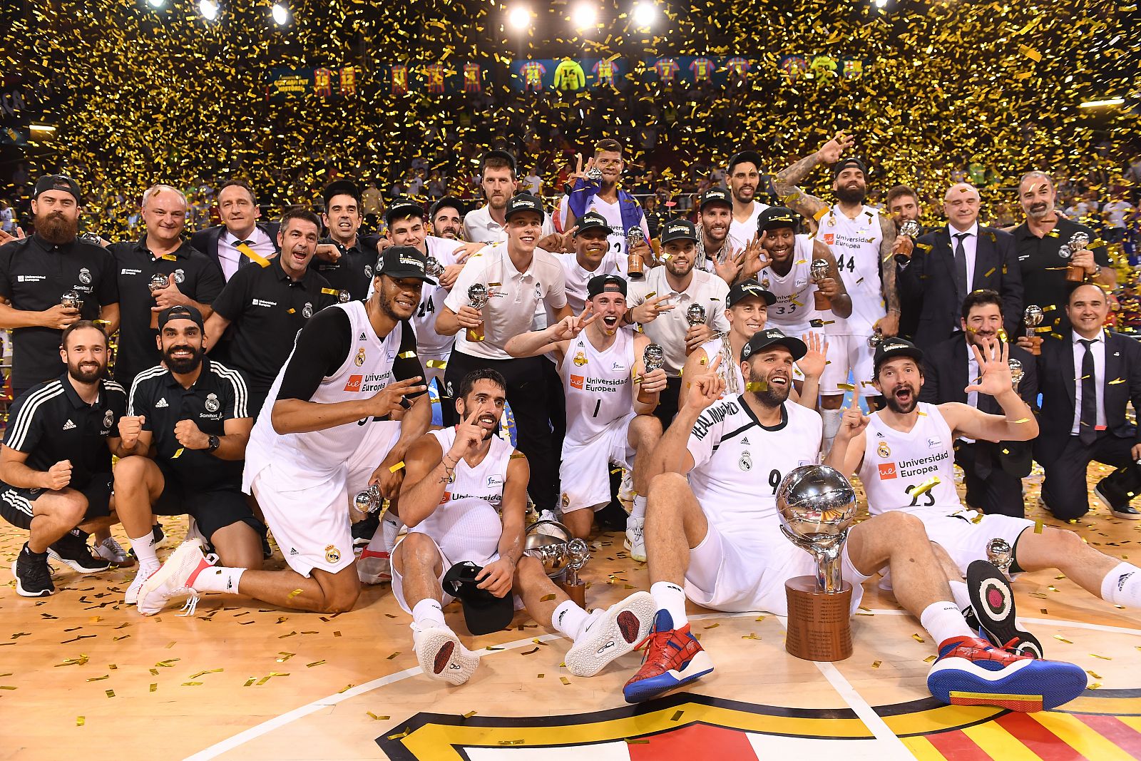 El Real Madrid celebra su 35ª Liga