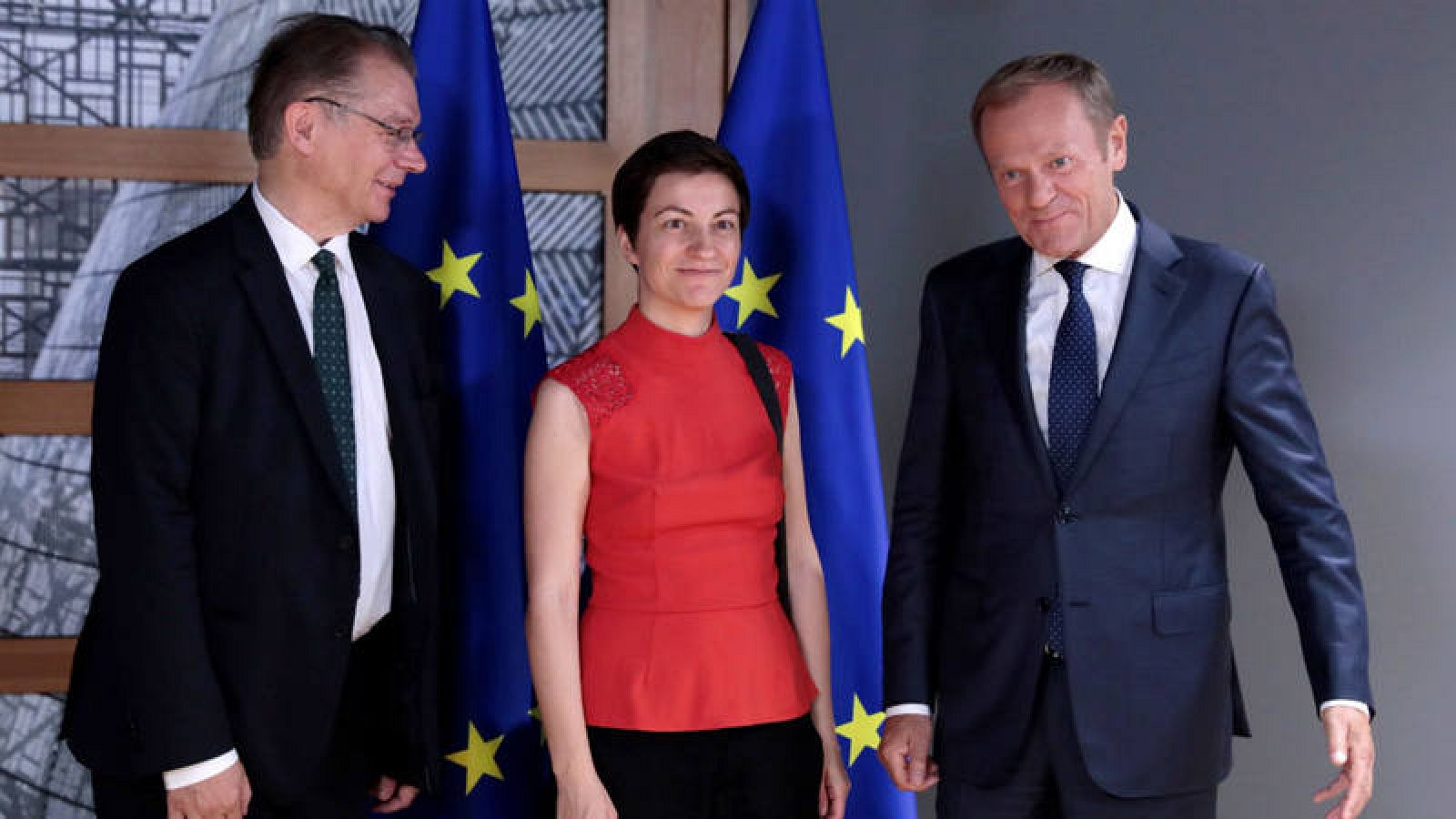 Reunión de Donald Tusk con Ska Keller y con Philippe Lamberts en Bruselas