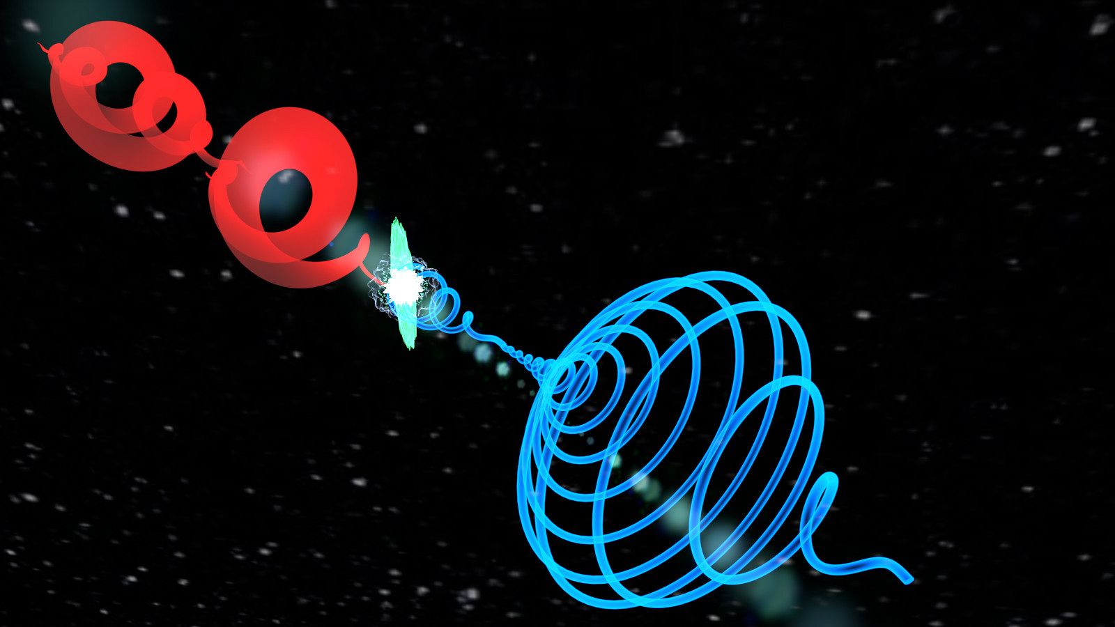 Representación del torque de la luz.