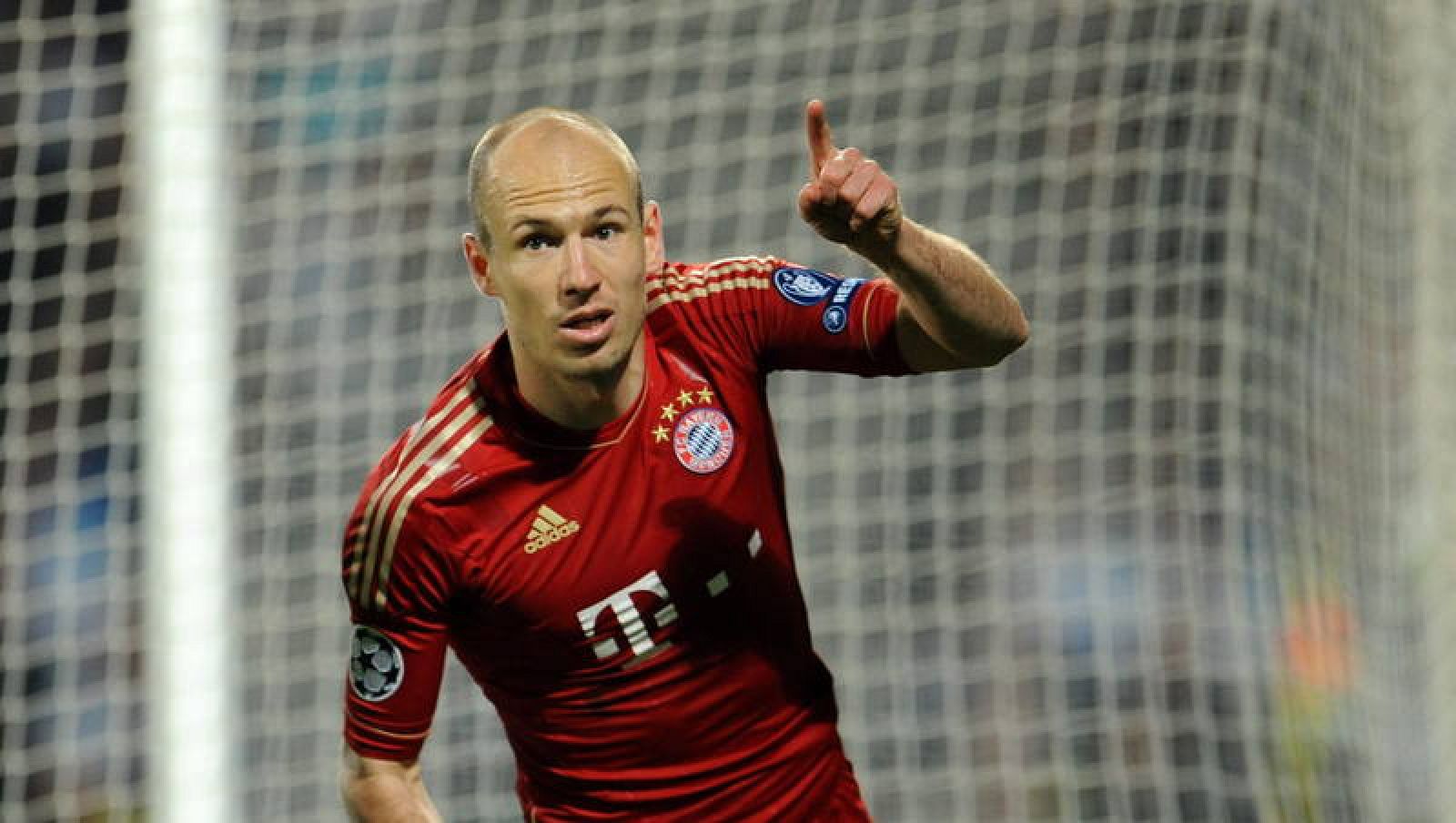 Imagen de archivo del jugador del Bayer de Múnich Arjen Robben.