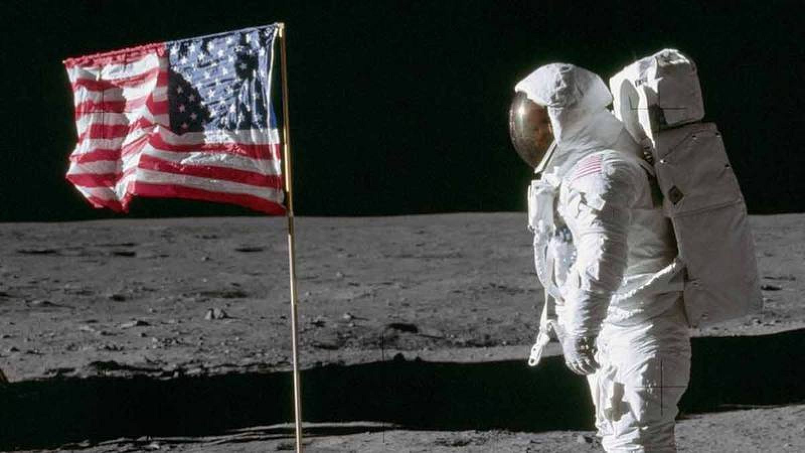 El astronauta 'Buzz' Aldrin camina sobre la Luna durante la misión Apolo 11