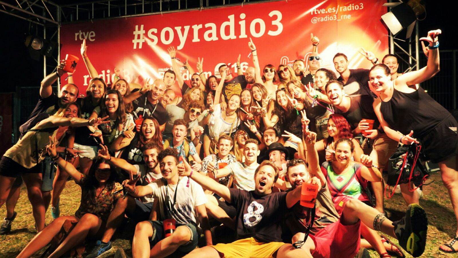 El photocall de Radio 3 en una imagen de archivo del festival Low