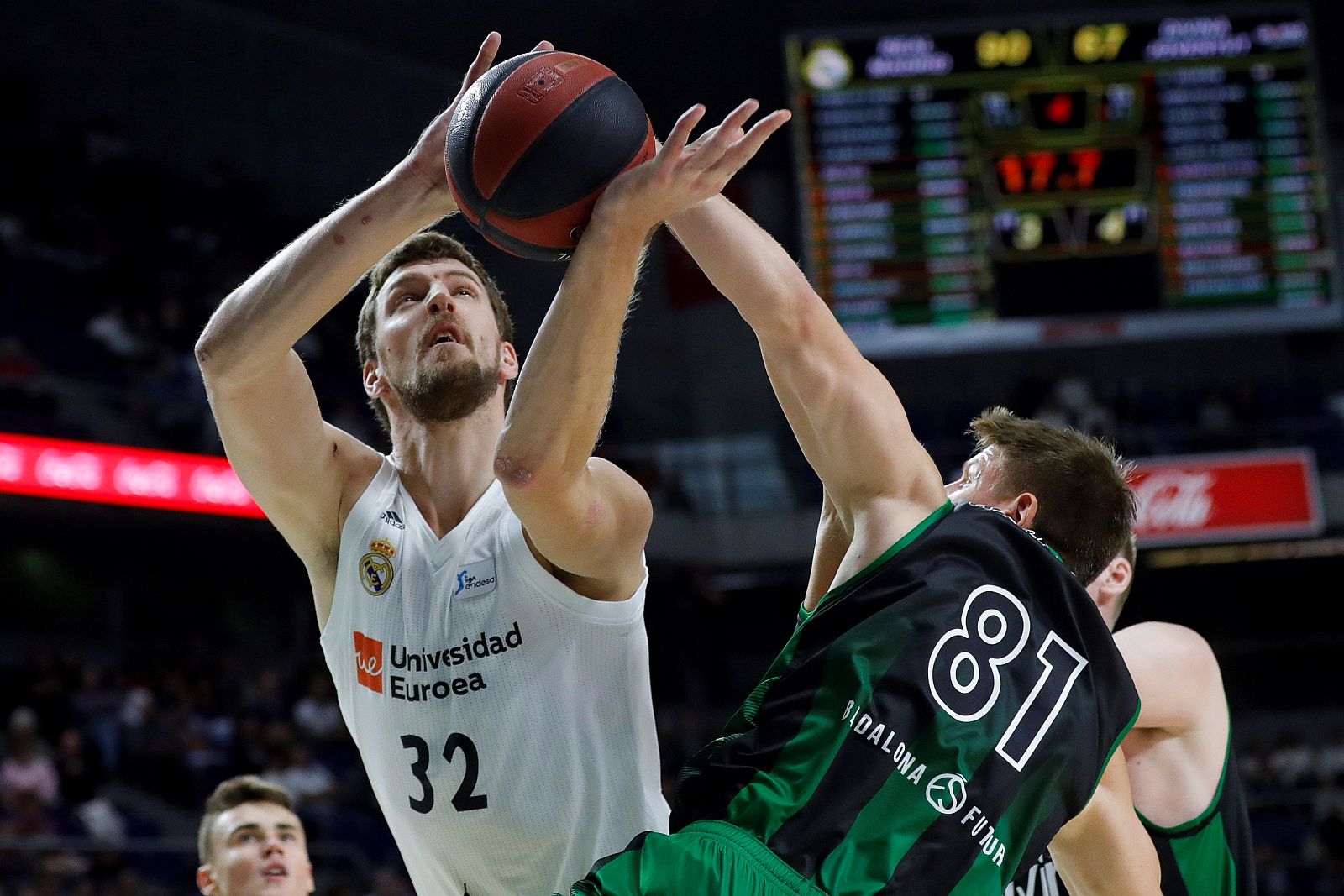 El jugador serbio ex del Real Madrid Ognjen Kuzmic.