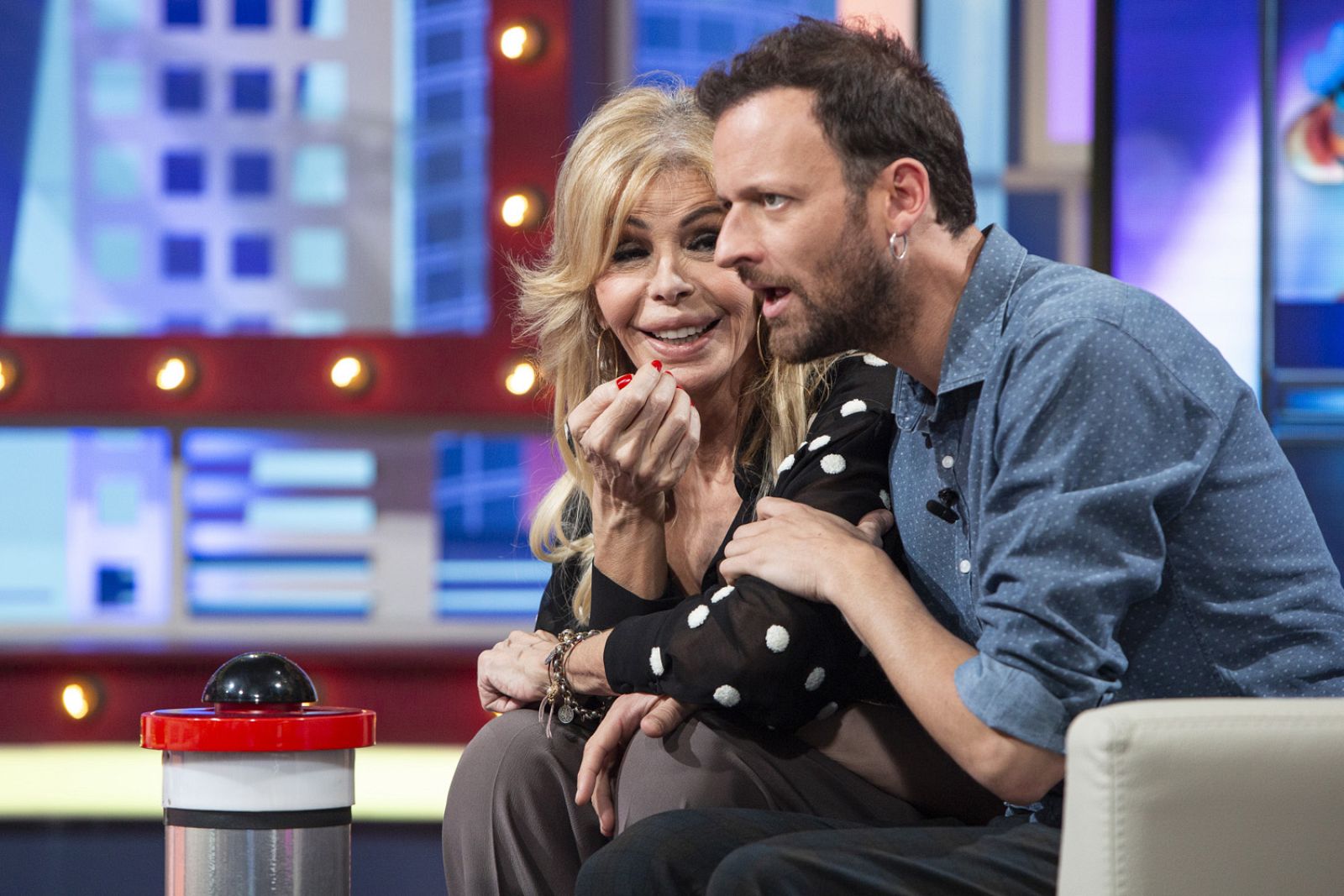 Bibiana Fernández y Edu Soto