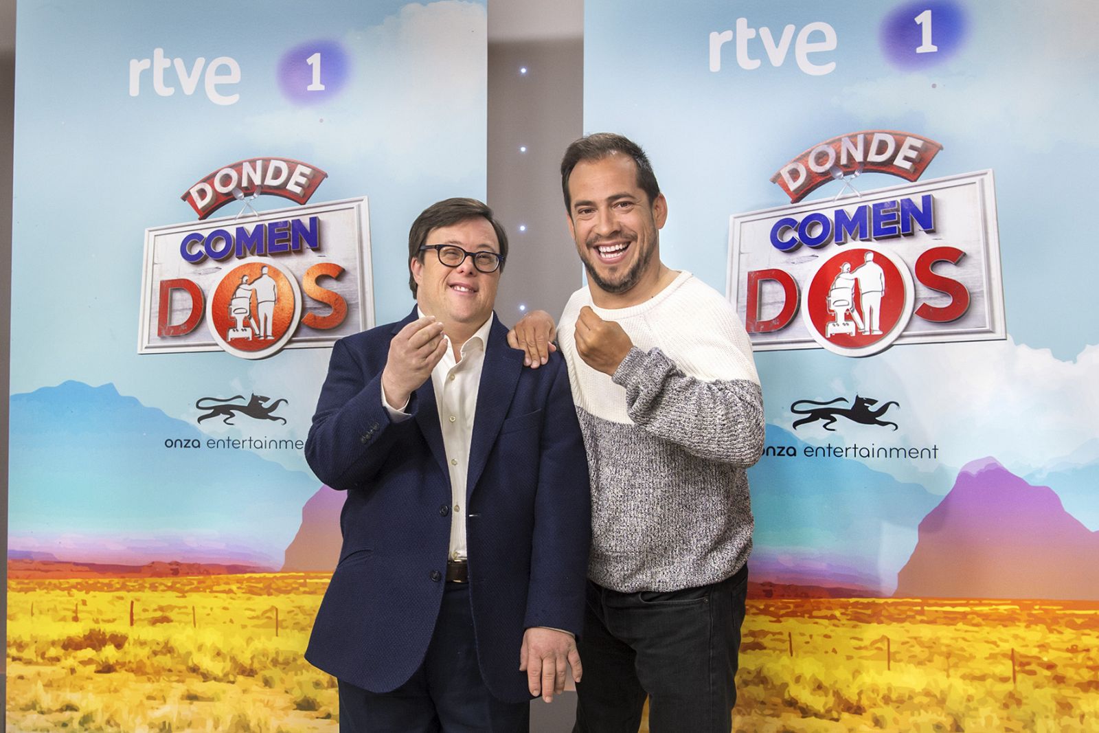 Pablo Pineda y El Langui en 'Donde comen dos'