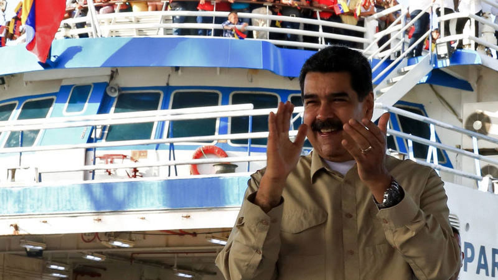 El presidente de Venezuela, Nicolás Maduro, durante un acto el viernes 2 de agosto de 2019. 