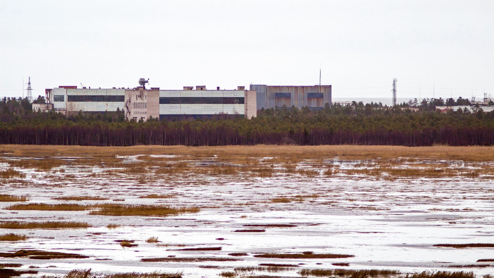 Base militar rusa de Nyonoska en el norte de Rusia