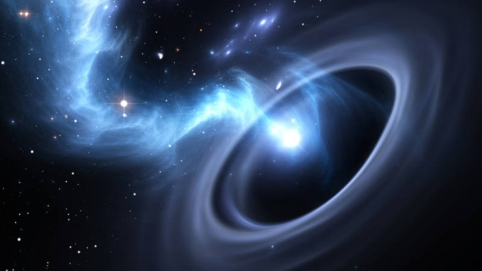 Susurro granero familia Descubrimiento astronómico | Detectan por primera vez un agujero negro en  el momento de tragarse una estrella de neutrones - RTVE.es