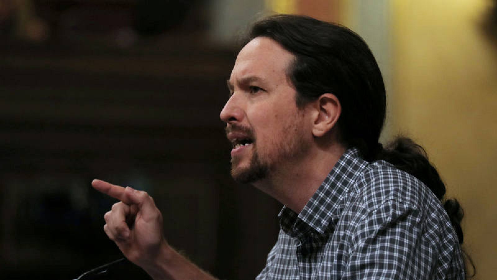 Imagen de archivo en la que aparece el líder de Podemos, Pablo Iglesias