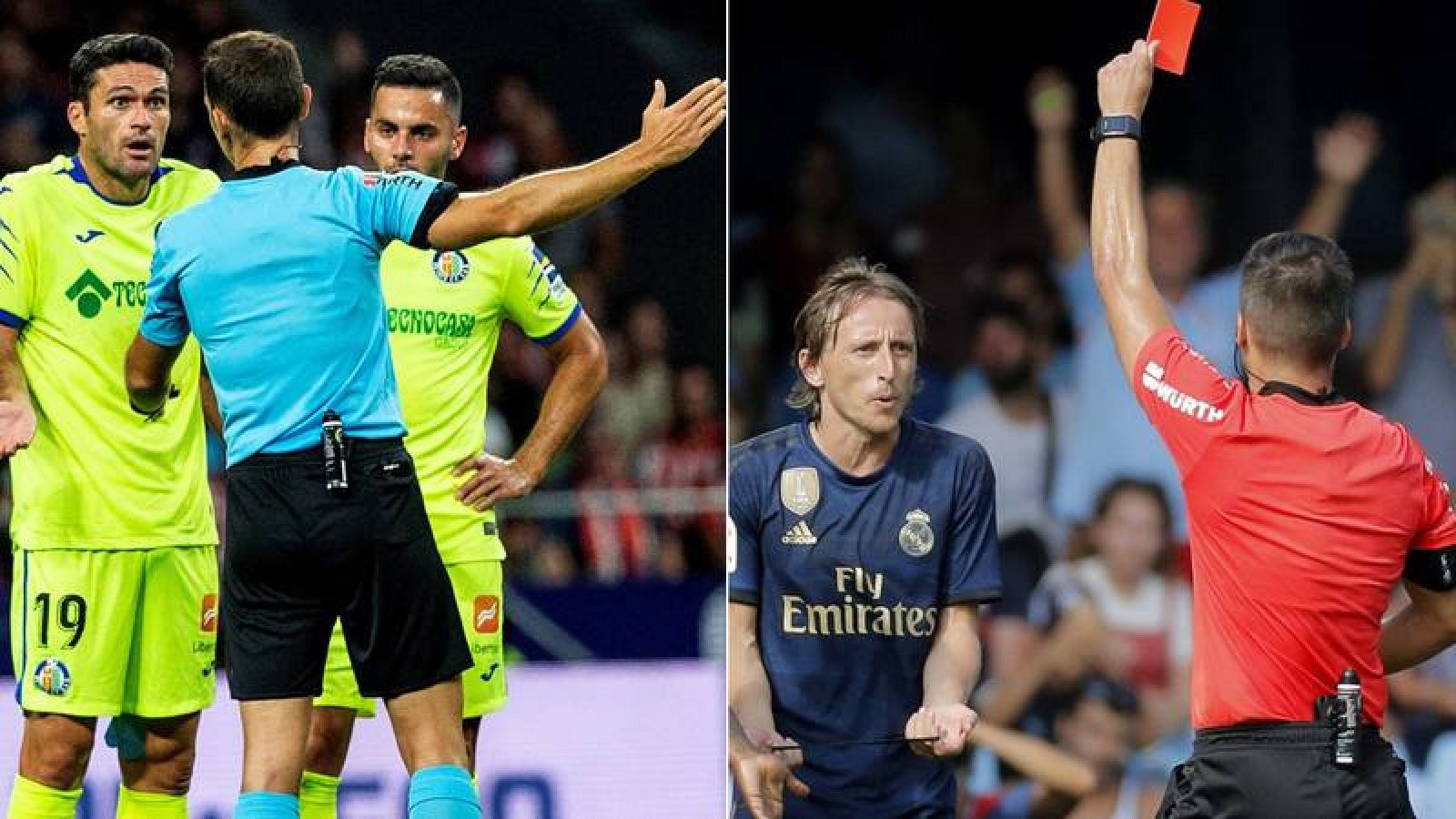 El Comité de Competición sanciona con  un partido a Luka Modric y Jorge Molina 
