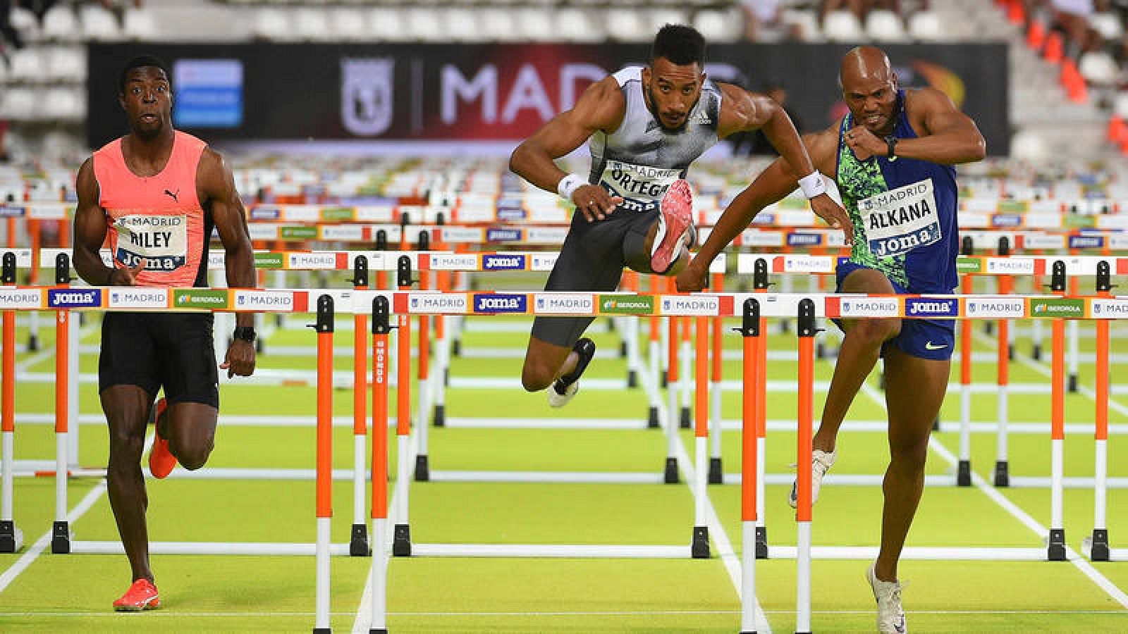 El atleta español Orlando Ortega, en Vallehermoso.