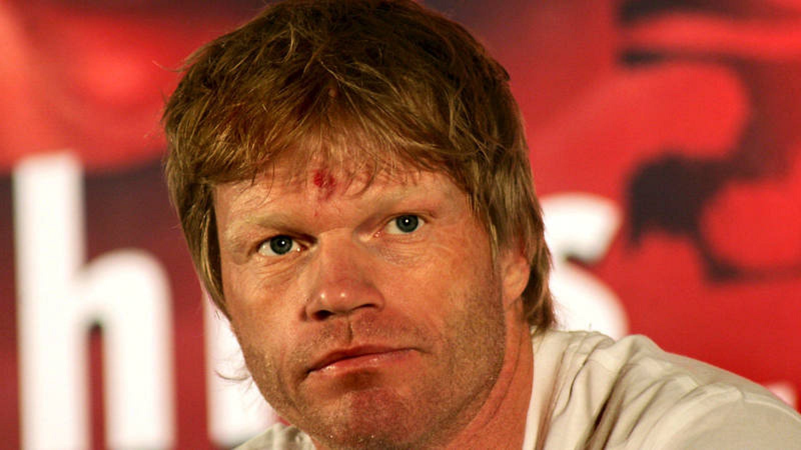 El alemán Oliver Kahn, en un acto de su despedida del Bayern en 2008.
