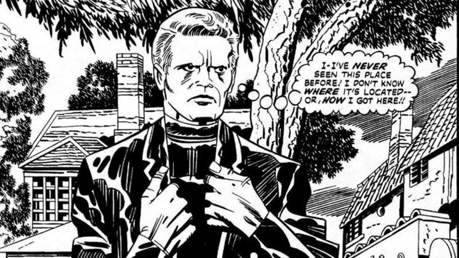 Ilustración de Jack Kirby para 'El prisionero'