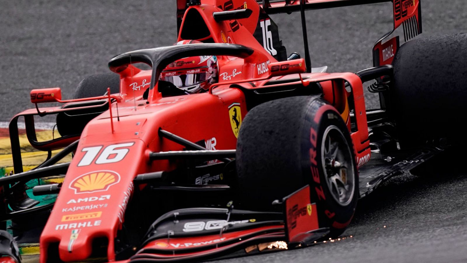 Leclerc gana en Bélgica