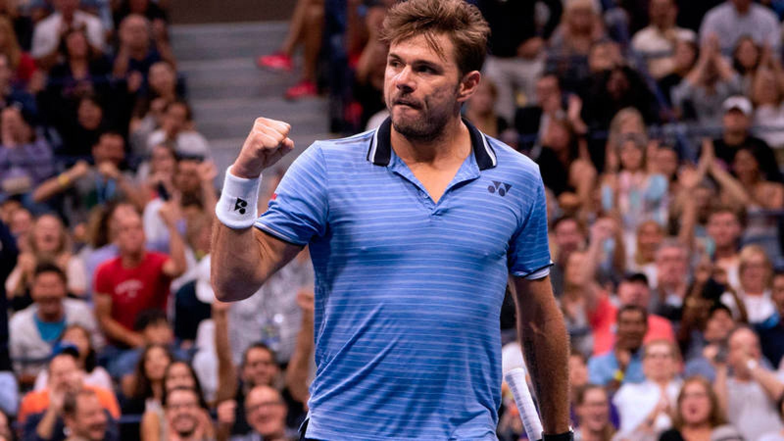 Wawrinka accede a cuartos del US Open tras la lesión de Djokovic