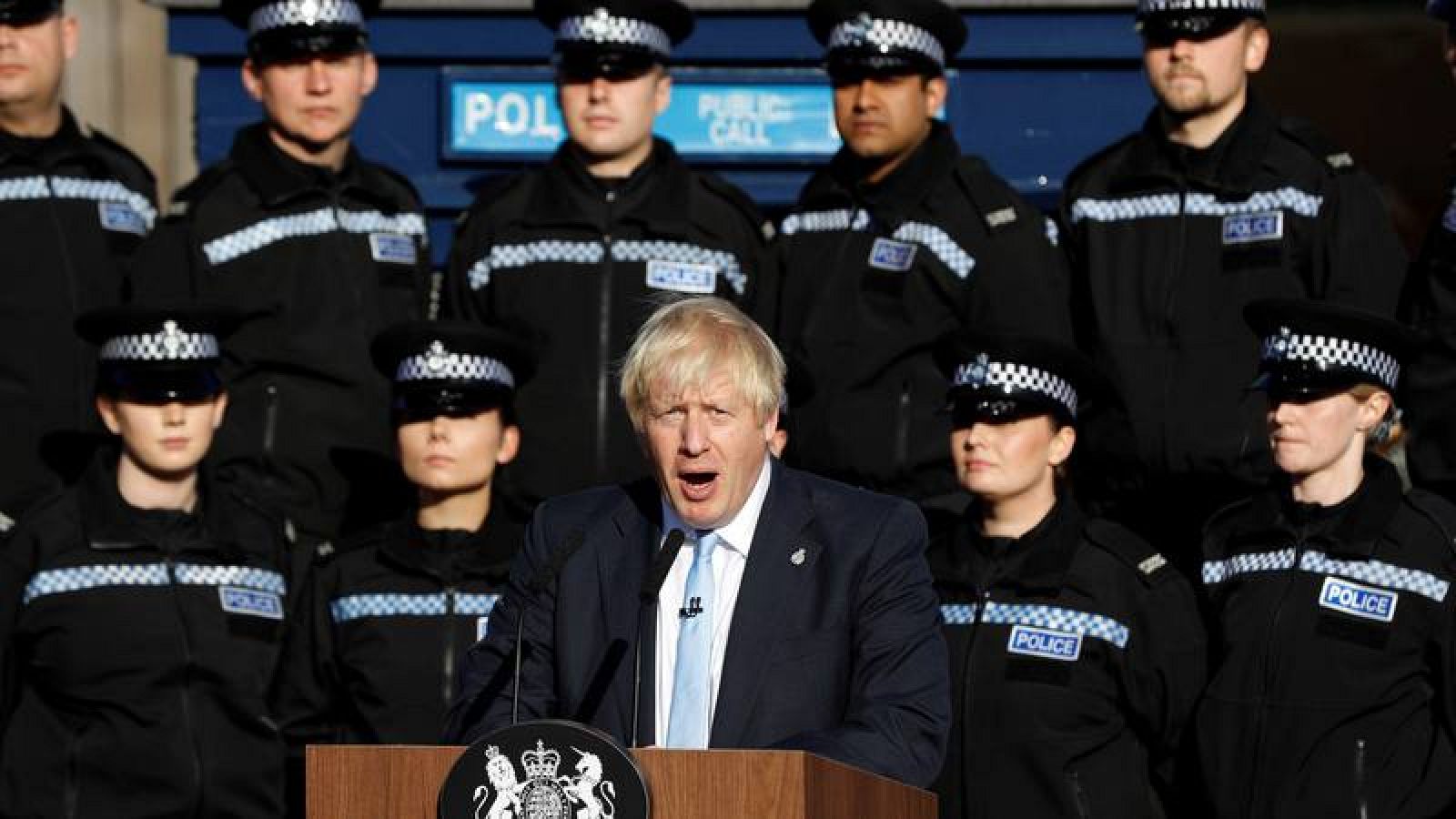 El primer ministro británico Boris Johnson