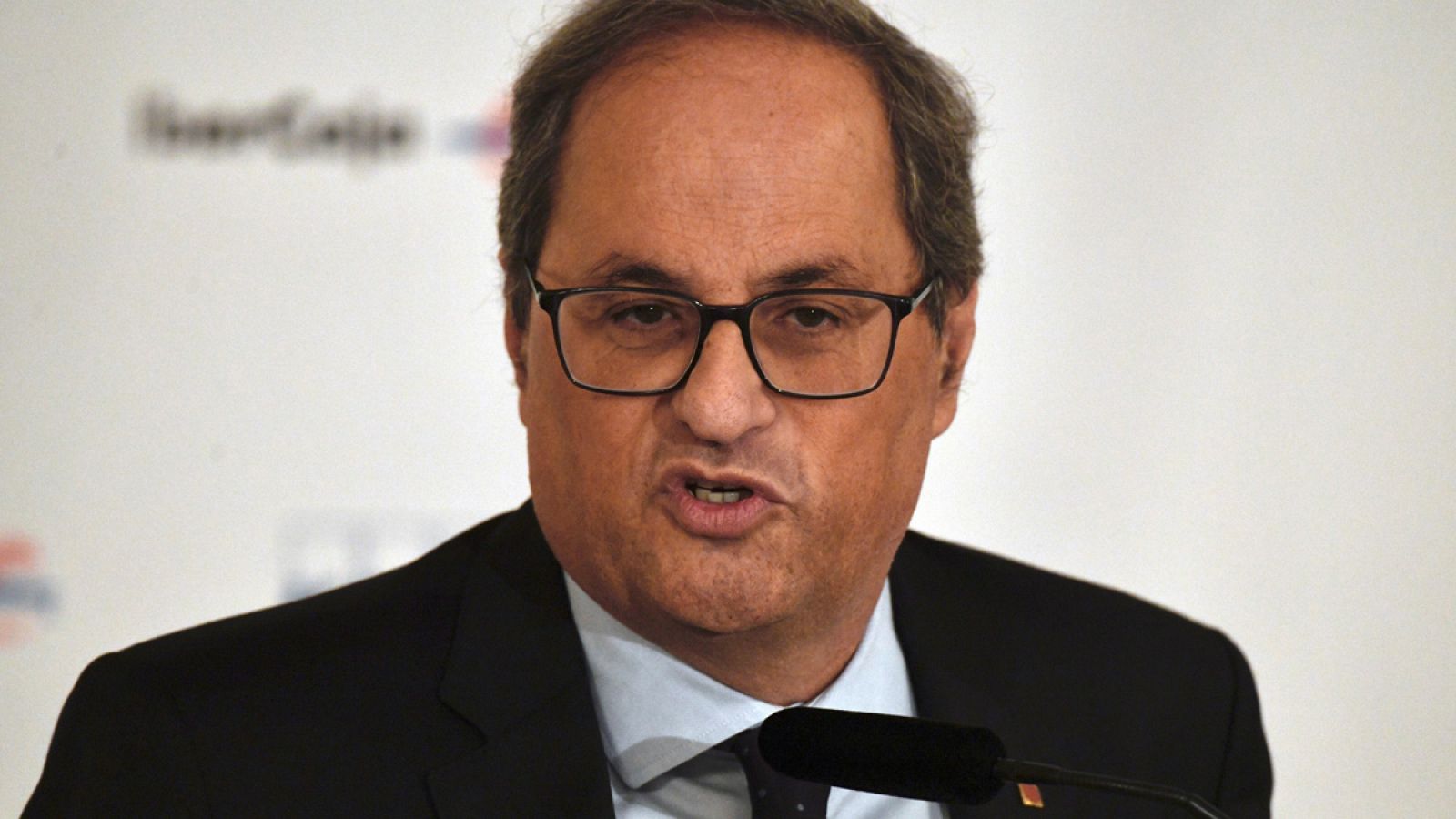 El presidente de la Generalitat de Cataluña, Quim Torra