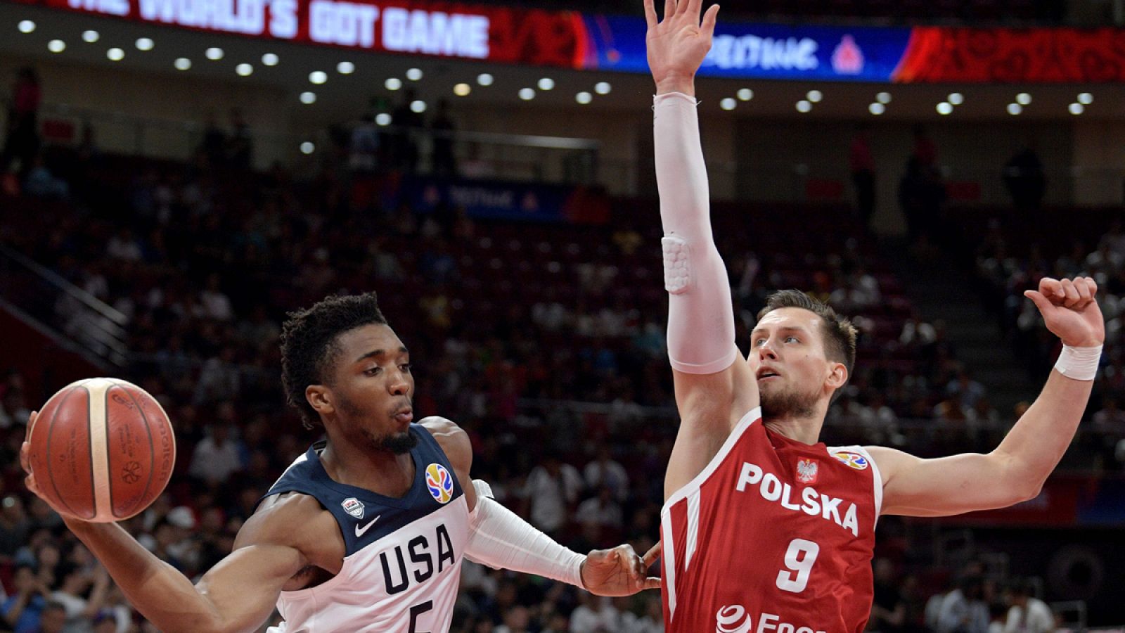 Donovan Mitchell, en acción
