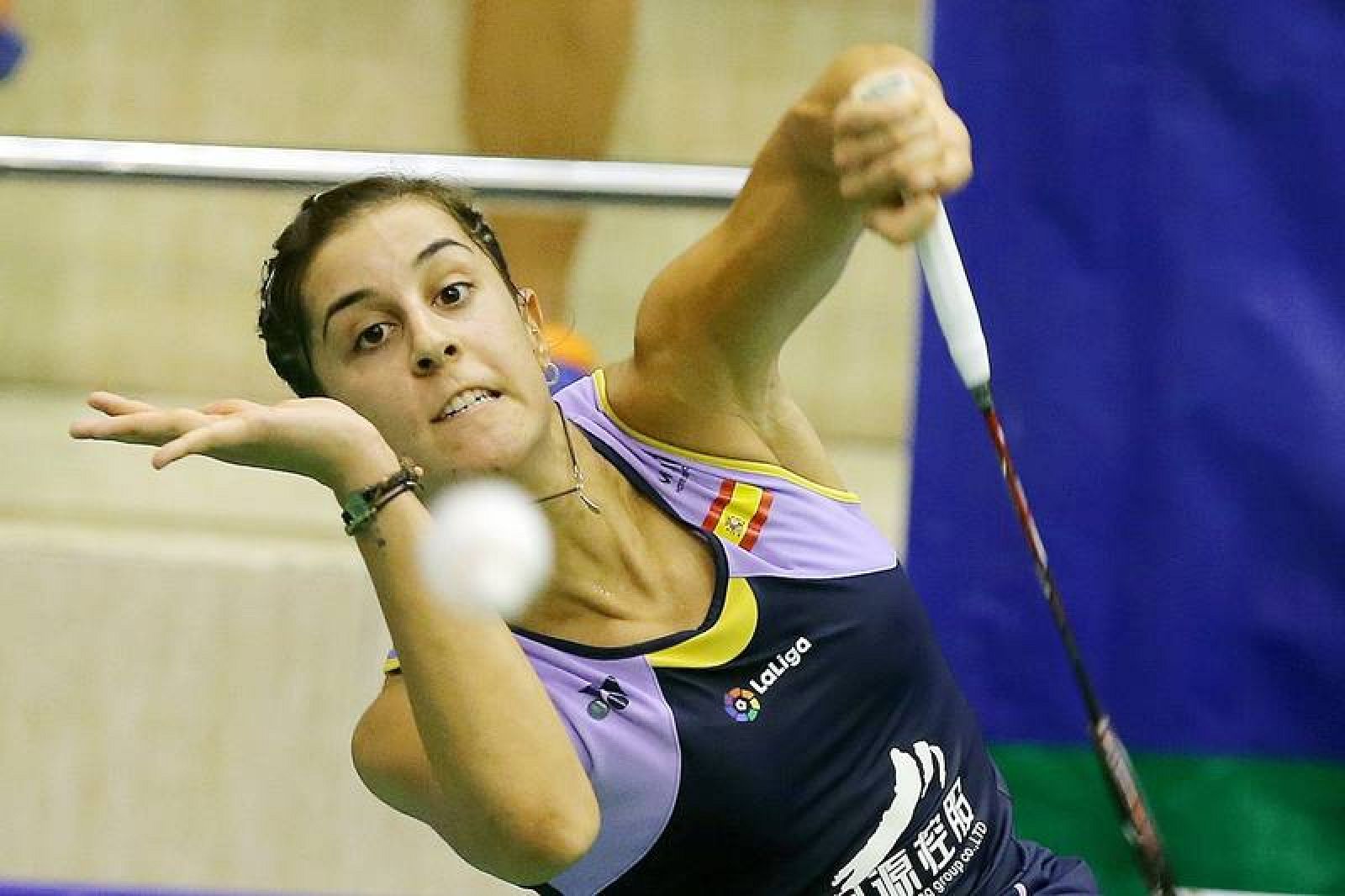 Carolina Marín, en su vuelta a la competición
