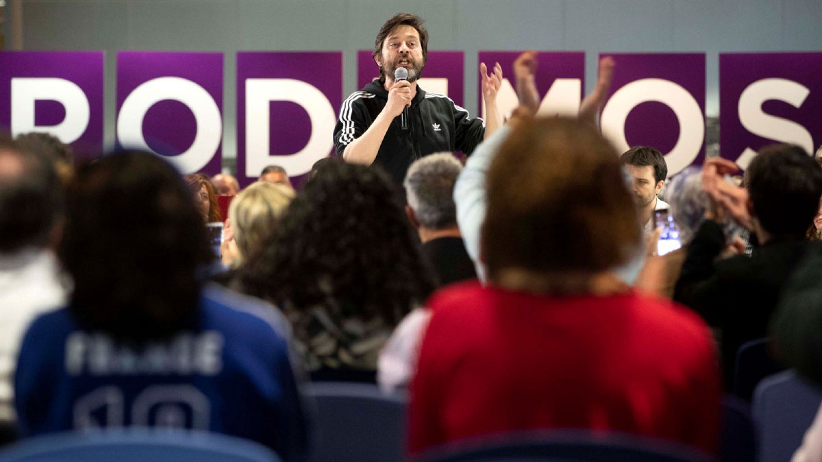 Imagen de archivo en la que aparece el diputado de Podemos en el Congreso Rafael Mayoral.