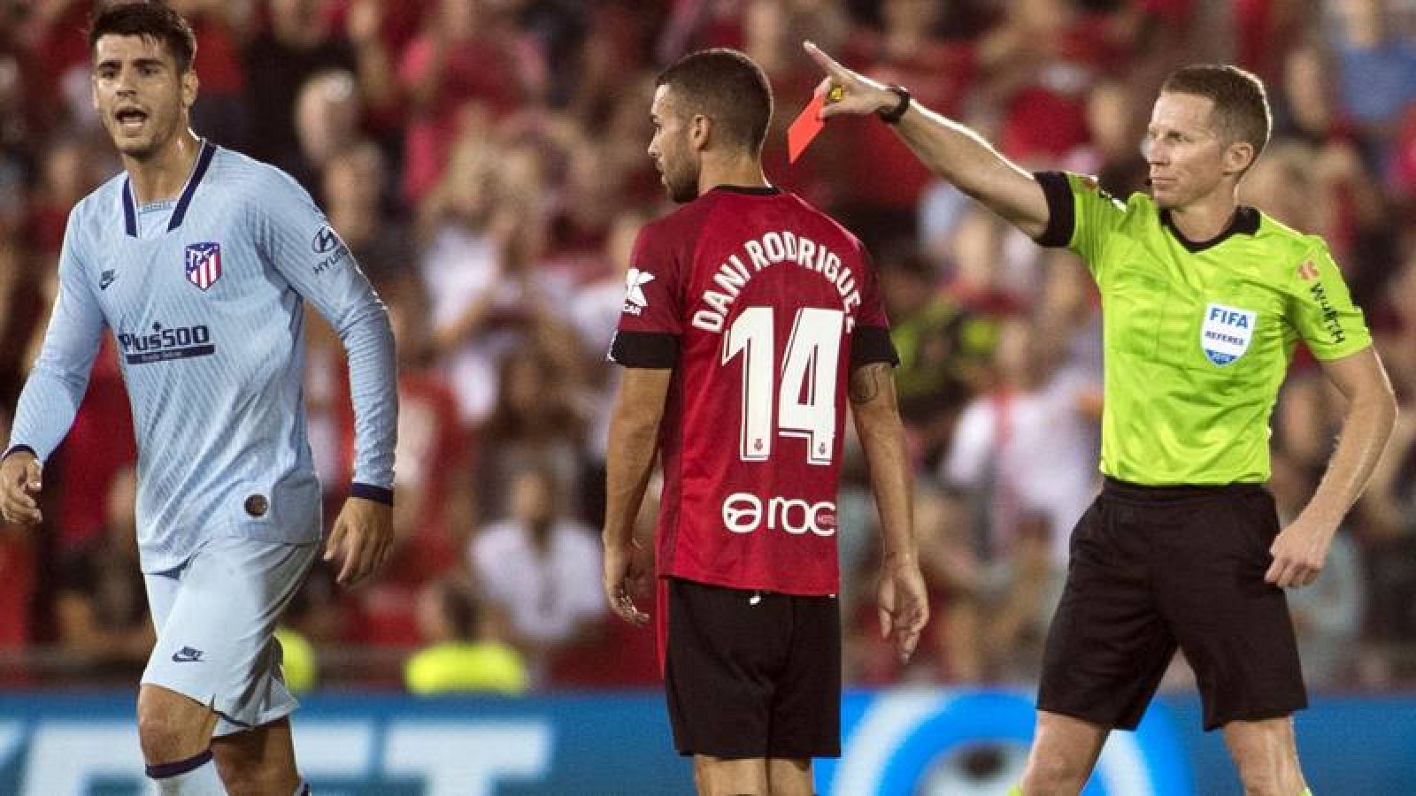Morata es sancionado con un partido y podría perderse el derbi 