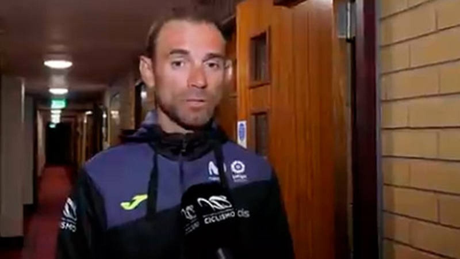 Alejandro Valverde, tras correr el Mundial.