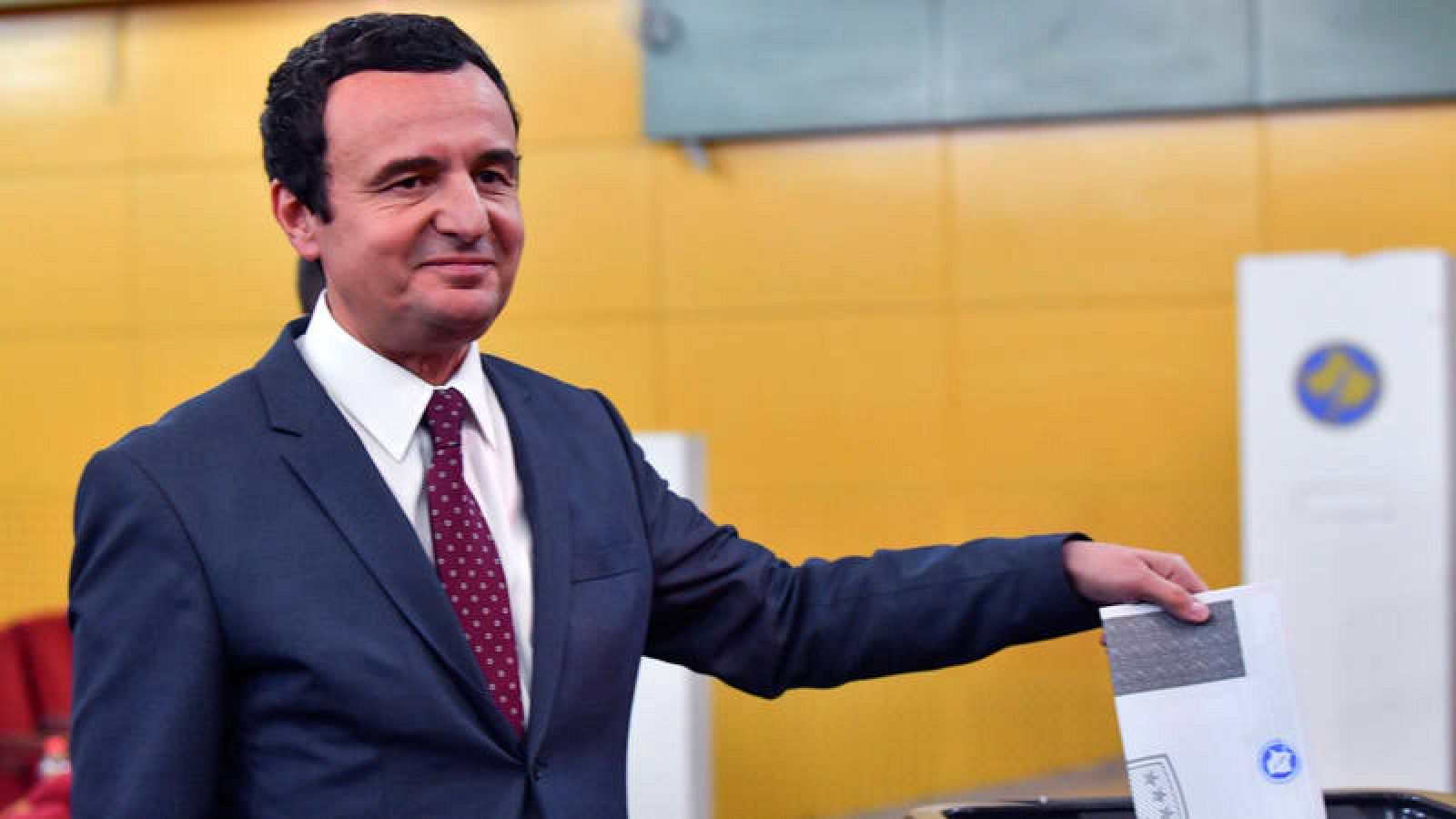 Albin Kurti, candidato a Primer Ministro de Kosovo y fundador del partido Autodeterminación  