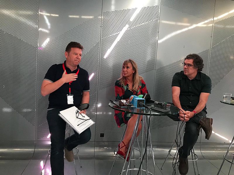 Tinet Rubira, Toñi Prieto y Nacho Gómez en el casting de OT 2020