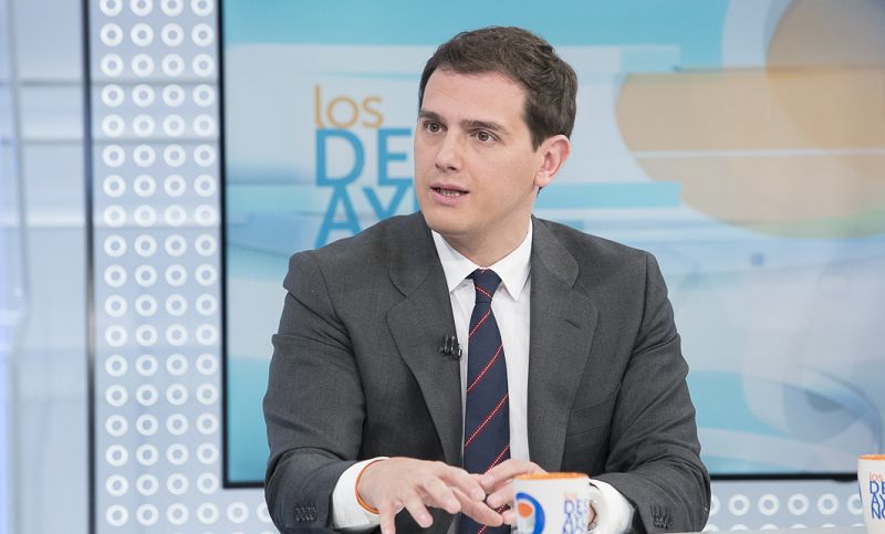 Albert Rivera, este jueves 10 de octubre, en 'Los desayunos de TVE'