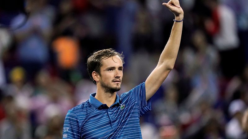 Medvedev celebra la victoria