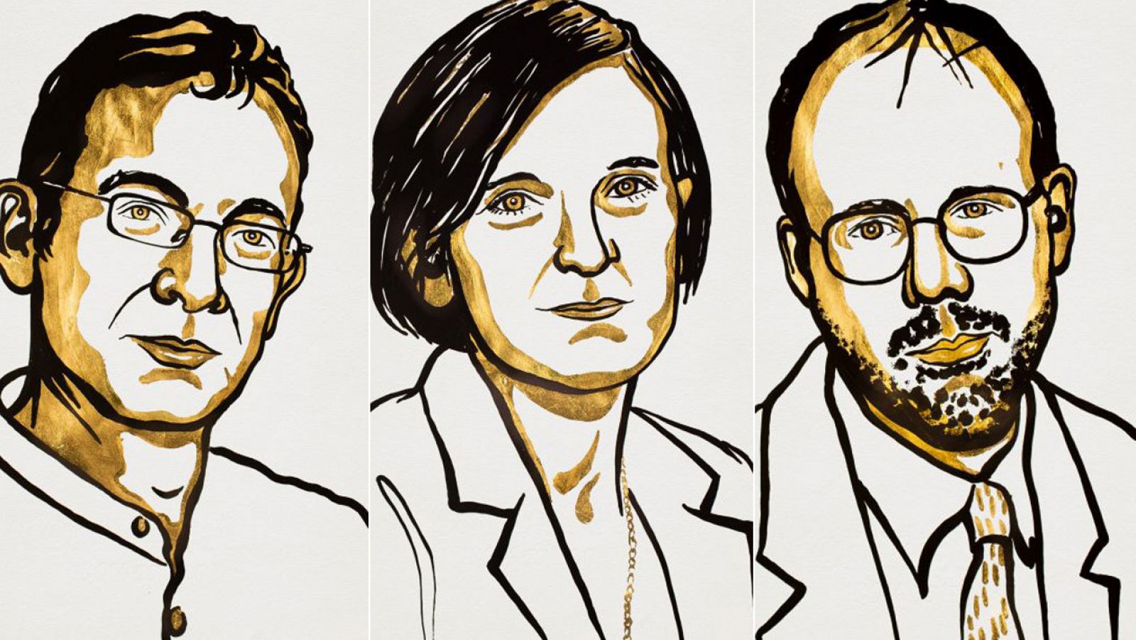 Abhijit Banerjee, Esther Duflo y  Michael Kremer, galardonados con el Nobel de Economía