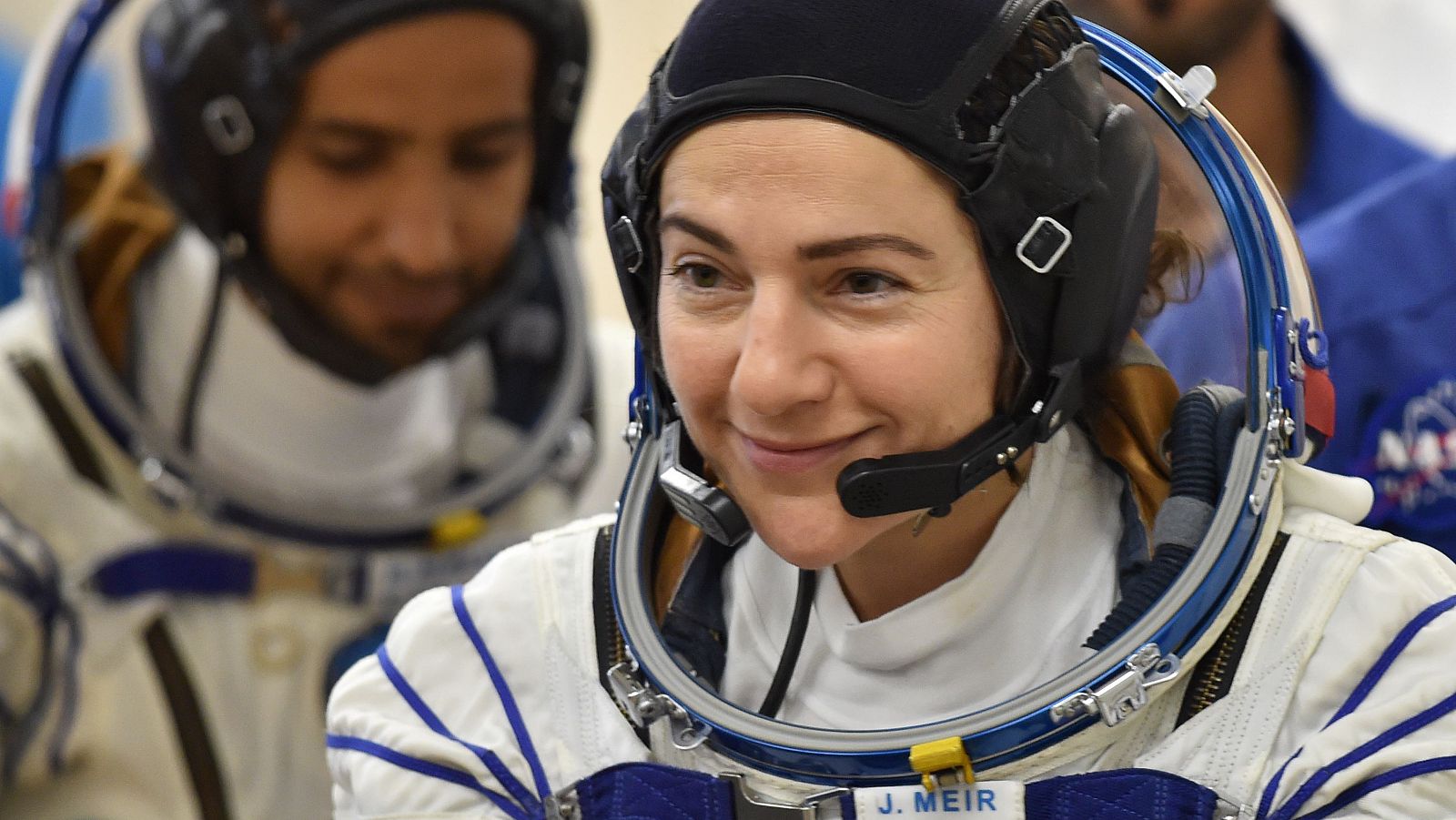 Imagen de archivo de Jessica Meir, una de las dos astronautas que participarán en la primera caminata espacial solo con mujeres.