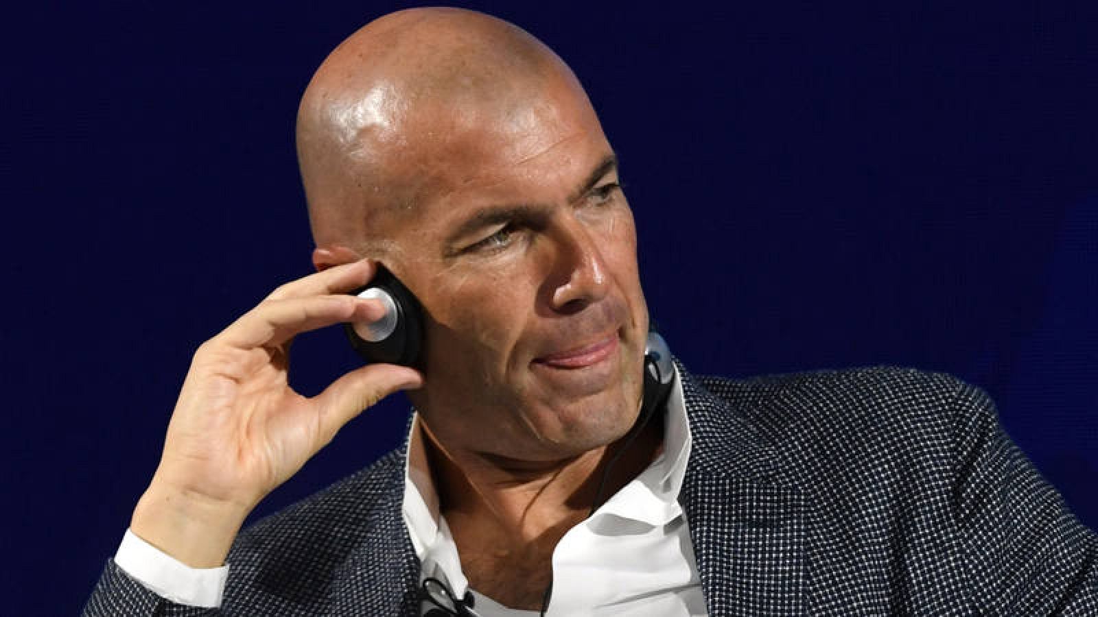 El entrenador del Real Madrid, Zinedine Zidane.