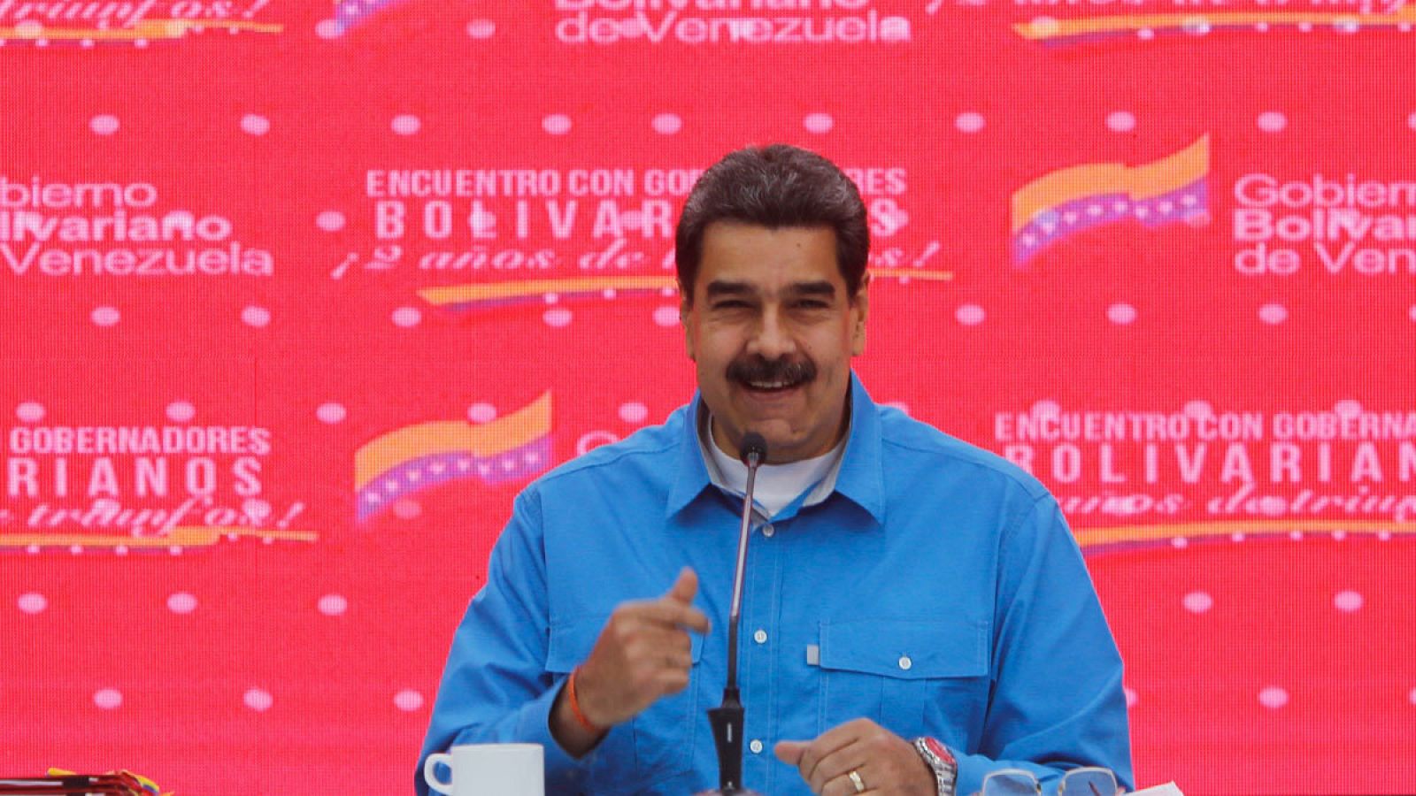 El presidente de Venezuela, Nicolás Maduro, en un acto el 15 de octubre de 2019.