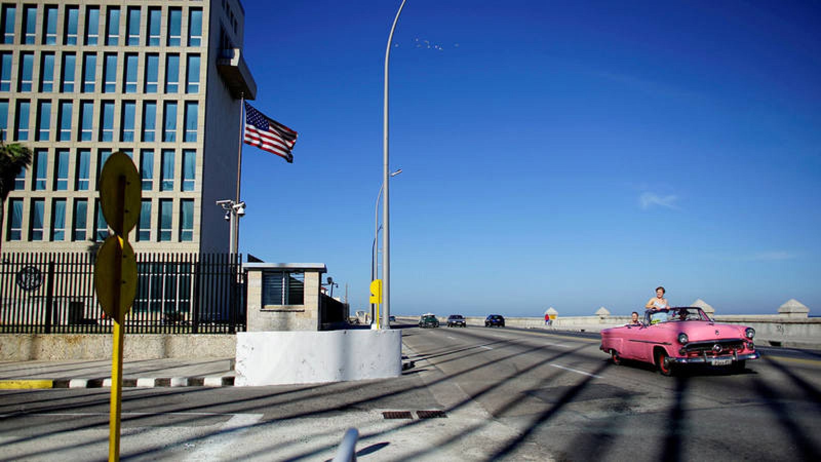 Imagen de archivo de la embajaa de Estados Unidos en La Habana, Cuba.