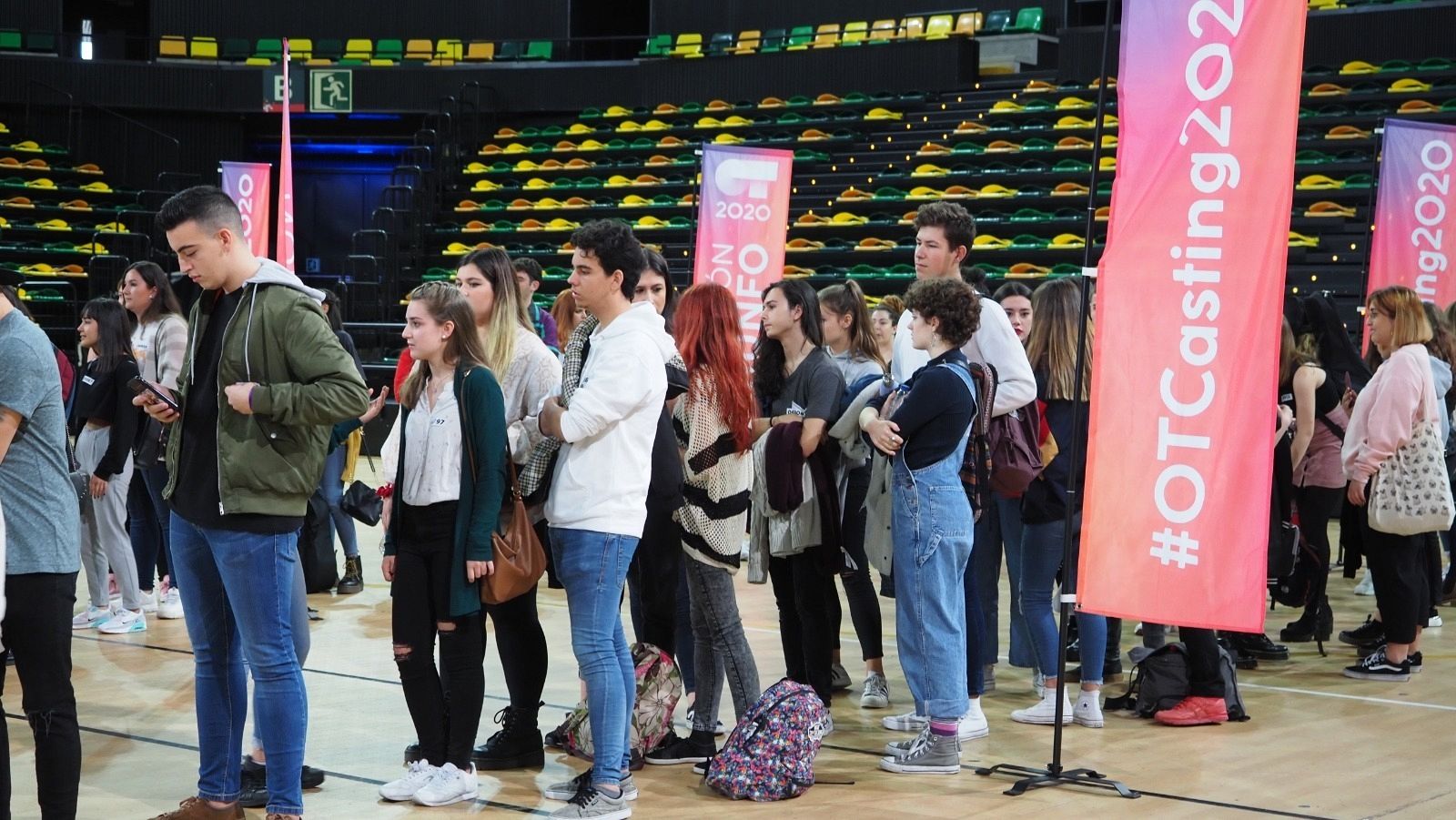  Los primeros aspirantes, concentrados en la Fase 1 del casting OT 2020 en Bilbao