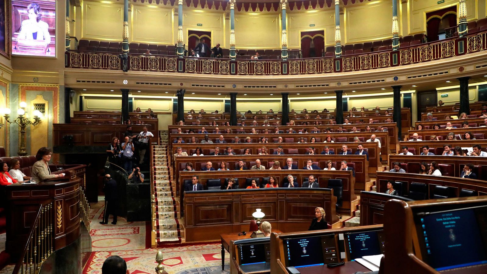 Una imagen de archivo del Congreso de los Diputados reunido en sesión plenaria