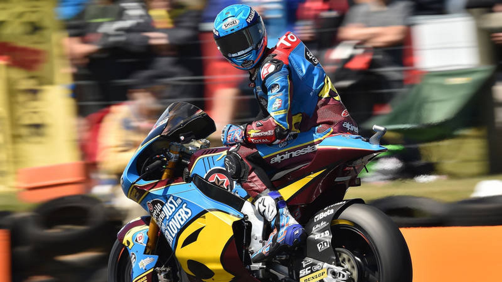 El español Álex Márquez (Moto2), en el pasado GP de Australia.