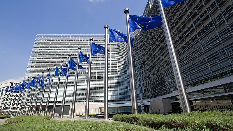 Exterior de la Comisión Europea en Bruselas