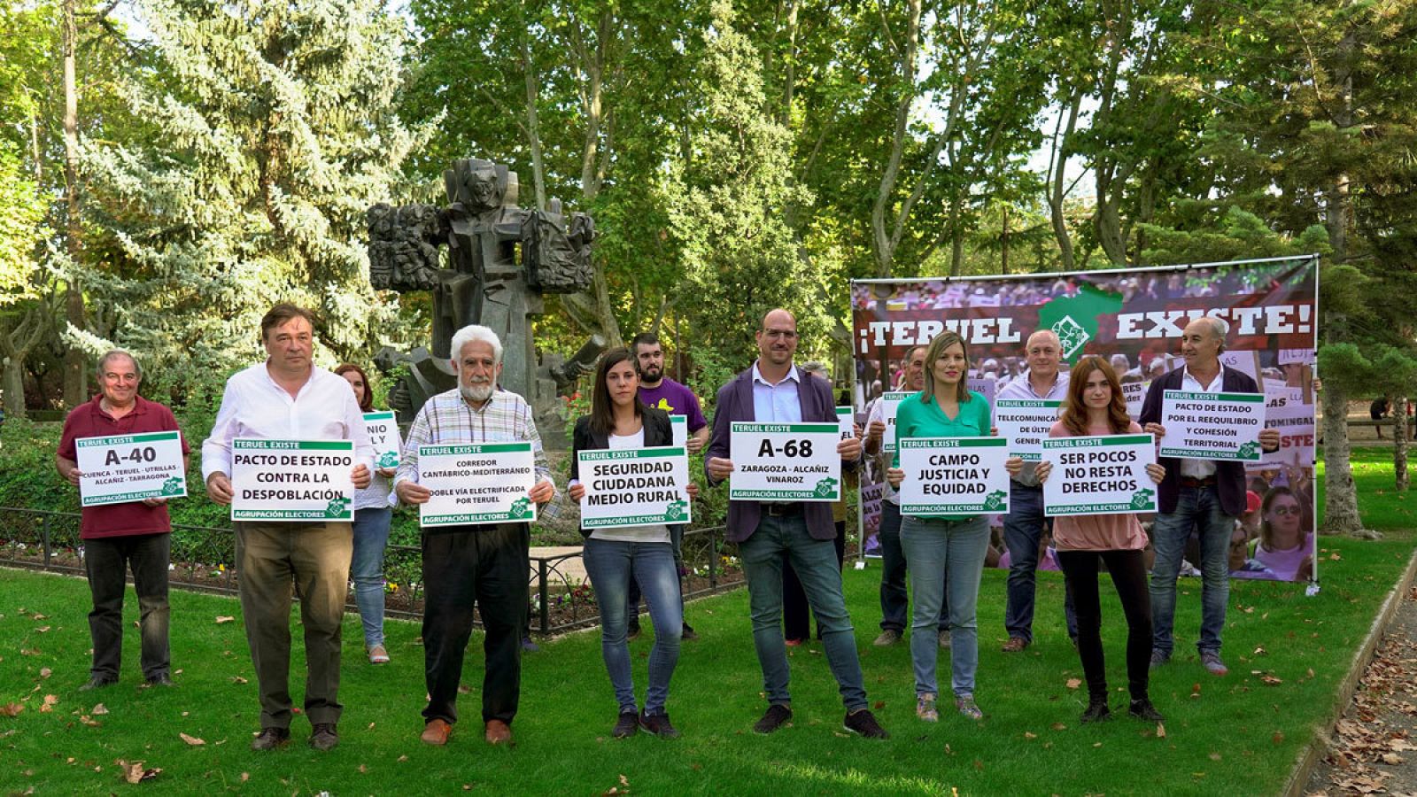 Los candidatos de Teruel Existe a las próximas elecciones generales para el Congres