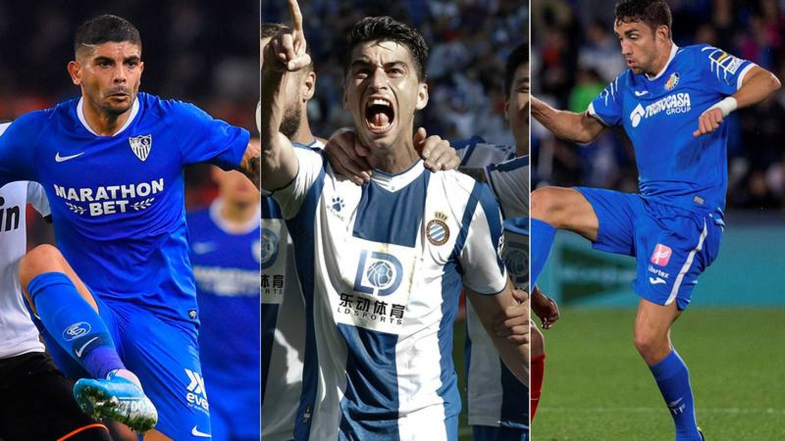 Sevilla, Espanyol y Getafe buscan dar un paso más en Europa 