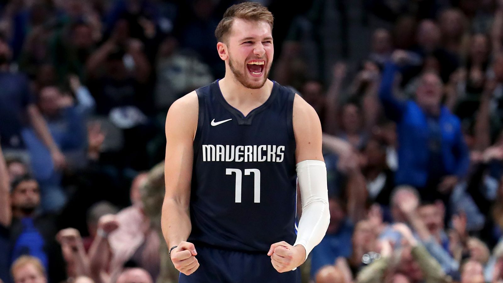 Luka Doncic en el partido contra Orlando Magic