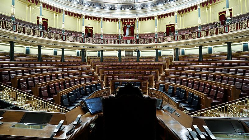 Investidura: hemiciclo del Congreso de los Diputados