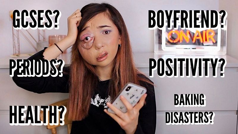 Nikki Lilly, youtuber y activista británica de 15 años, sufre una malformación arteriovenosa