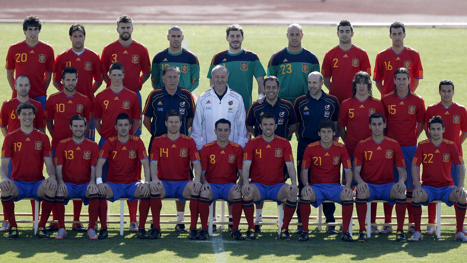 Foto oficial de la selección española