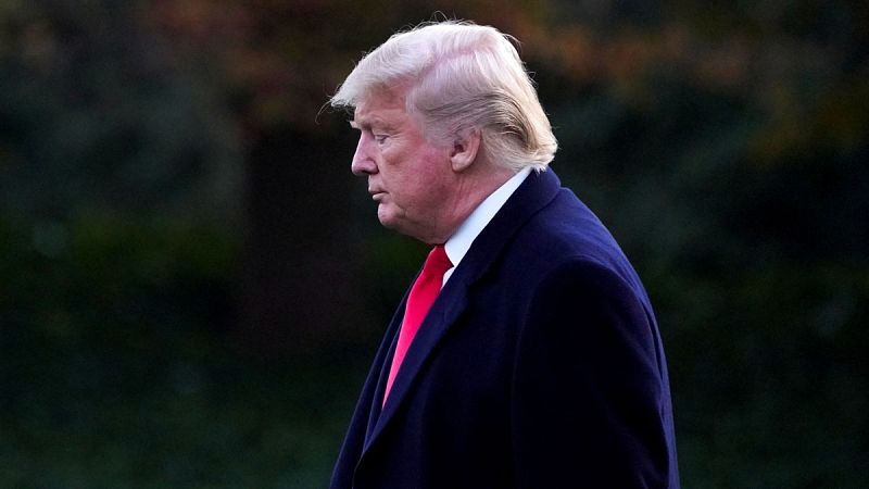 El presidente estadounidense, Donald Trump, en una imagen del jueves 14 de noviembre de 2019.