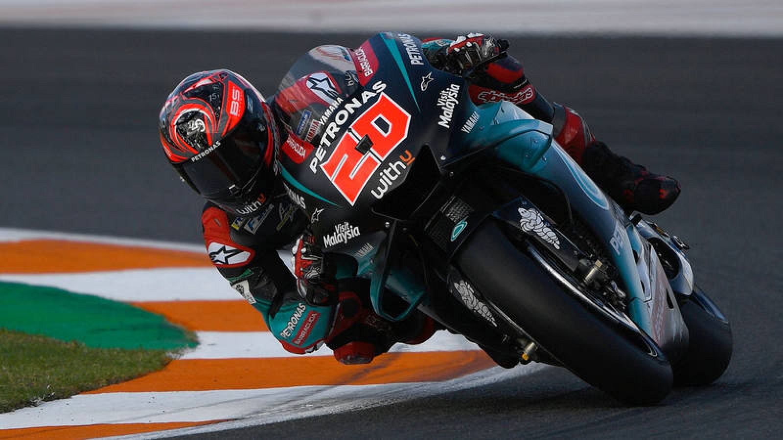 Fabio Quartararo, en Cheste.