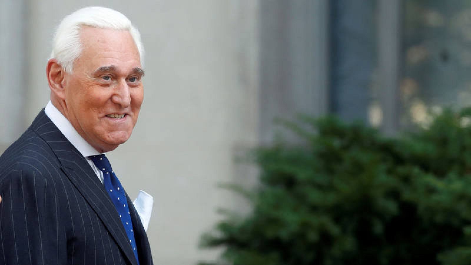 Roger Stone a su llegada a los juzgados en Washington