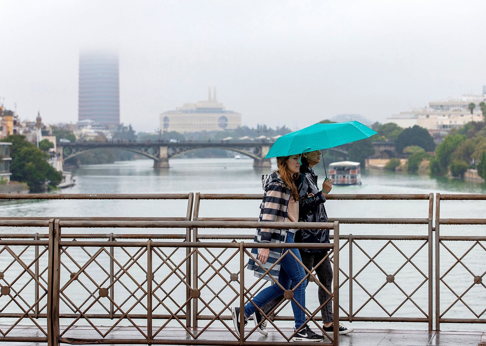 Día lluvioso en Sevilla